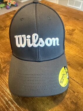 Wilson blue Trucker Hat with White Logo